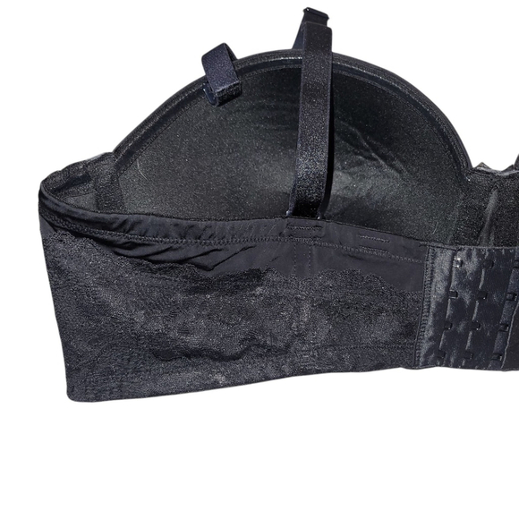Torrid Curve Women's Underwire Support Black Lace Trim Bra Size 40DD Excellent - Picture 7 of 11